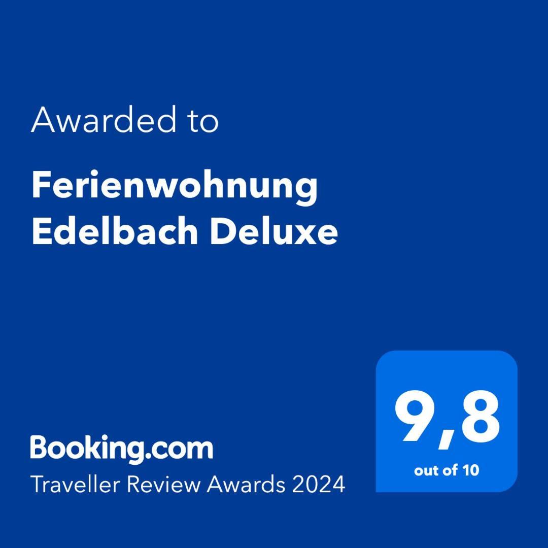 Ferienwohnung Edelbach Deluxe Sattendorf Eksteriør billede